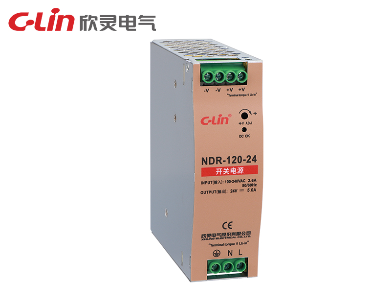 NDR-120W導(dǎo)軌式開(kāi)關(guān)電源