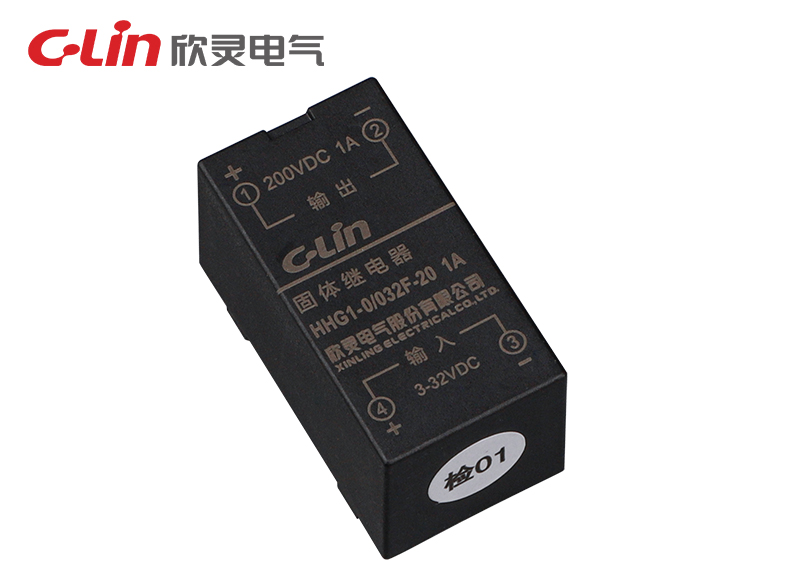 HHG1-0/032F-20 1A(SSR-DD)小型雙列電路板式固體繼電器（直流控制直流）
